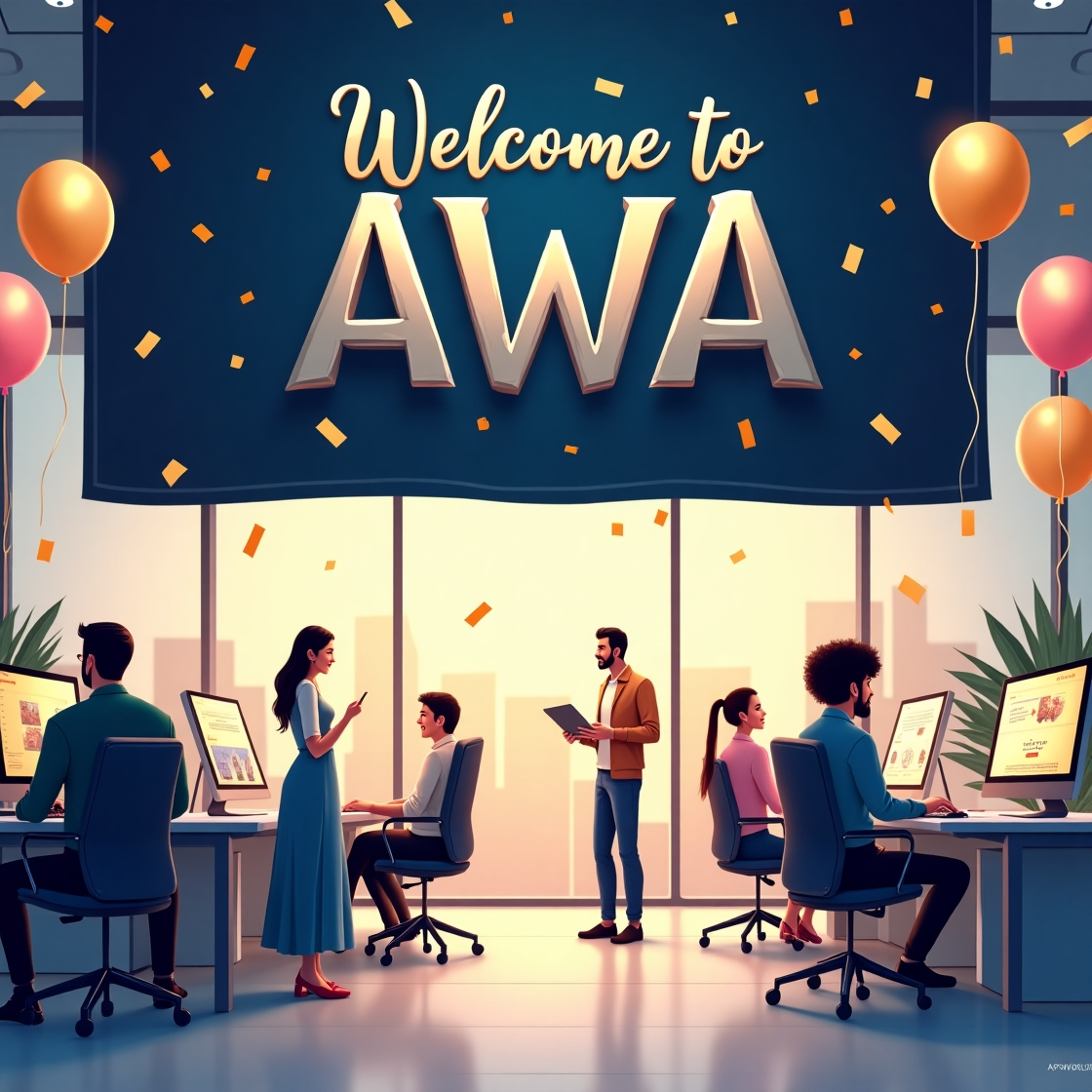 Apnaworld Avenue AWA:- New office opening on 30 March 