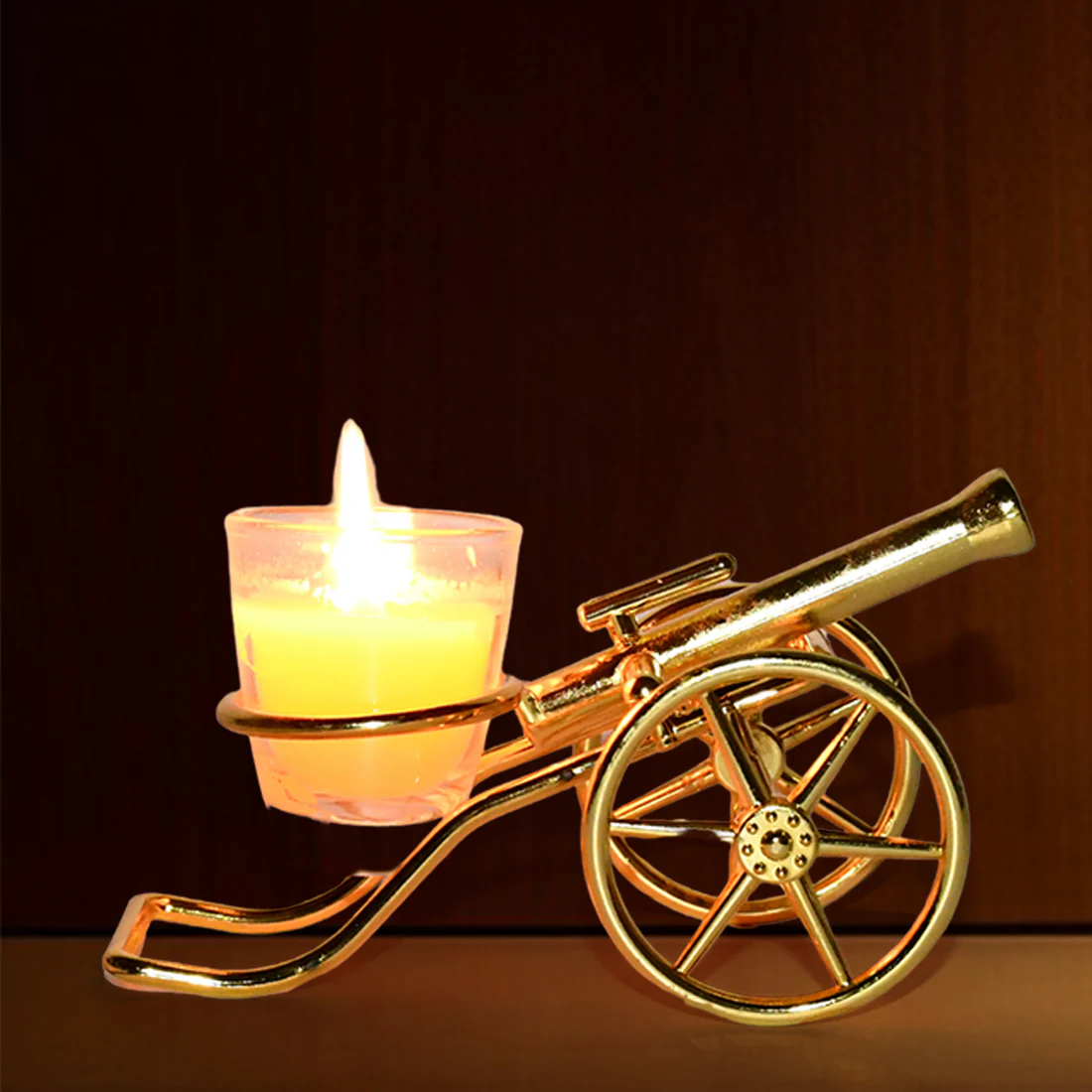 Top Cannon Tealight Holder / Candle Holder 
