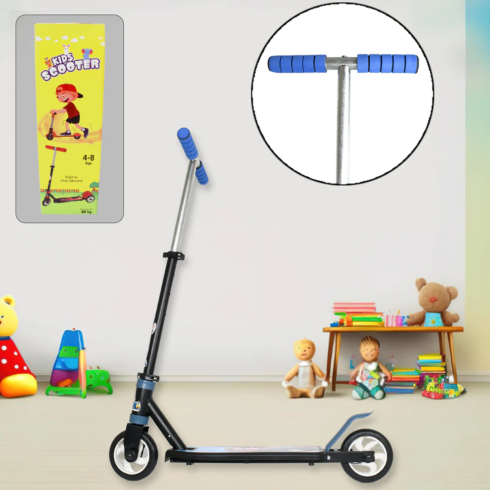 Foldable Kids Ride-On Scooter – 2-Wheel, Height Adjustable