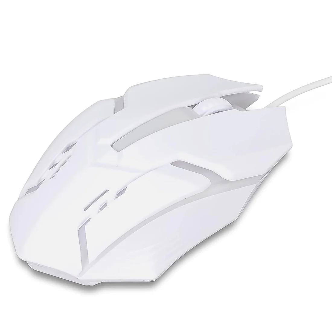 USB Wired Mouse, Gaming Mouse Colorful / Lighting Luminous (1 Pc / Wihte)