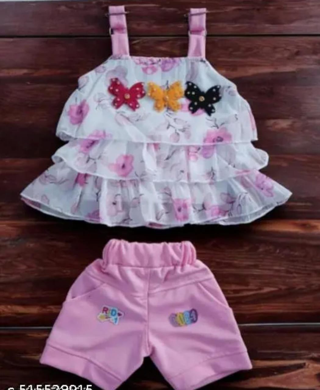 Summer Comfy Top & Bottom Set Girls Clothing set Pretty Fancy Girls Top & Bottom Sets