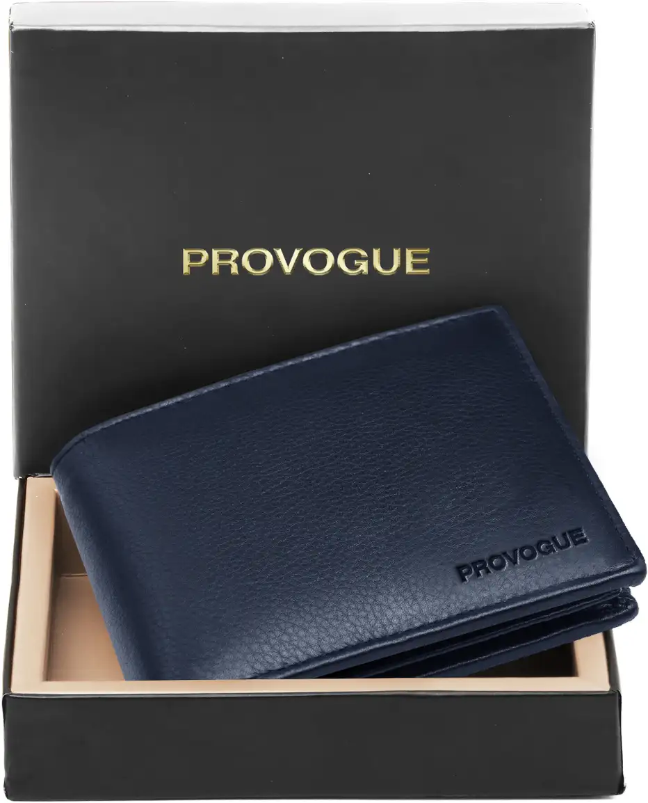 PROVOGUE Men  Blue Genuine Leather Wallet
