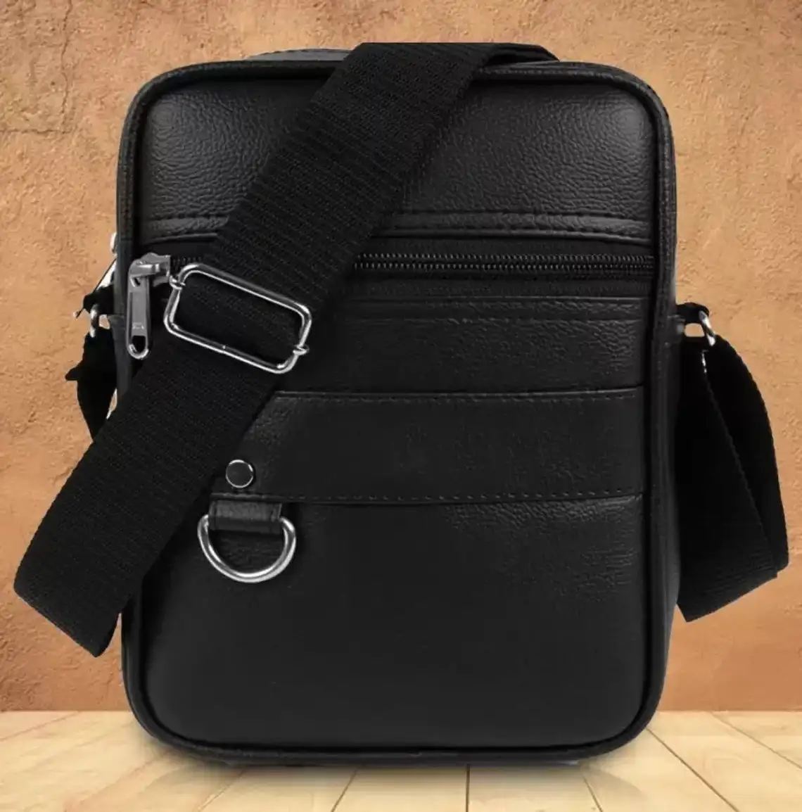 FABUNIK Black Sling Bag 