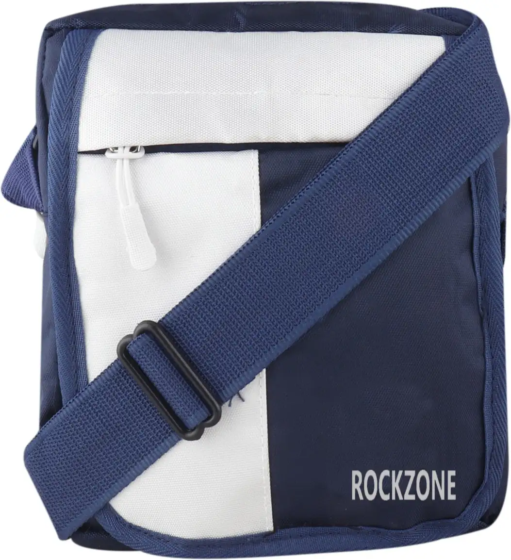 Blue, White Sling Bag 