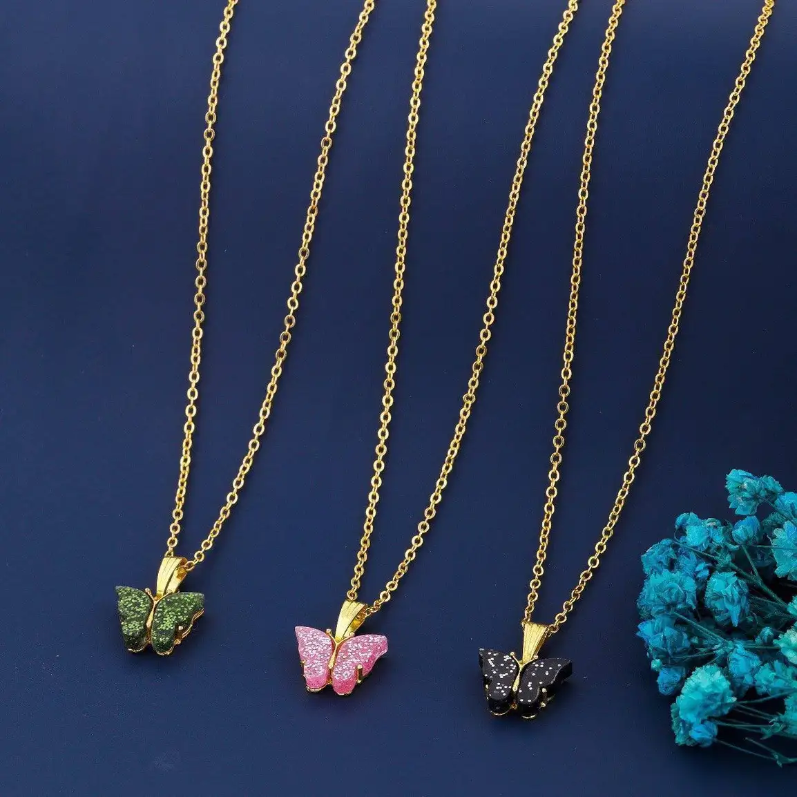 Gold-plated Plated Brass Necklace Beads Gold-plated Plated Brass Chain