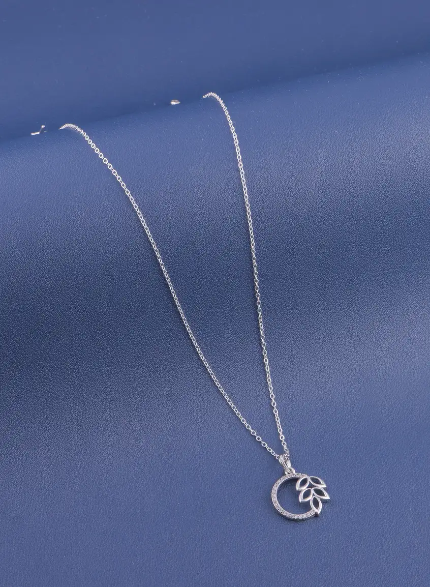 Silver Plated Alloy, Brass Necklace