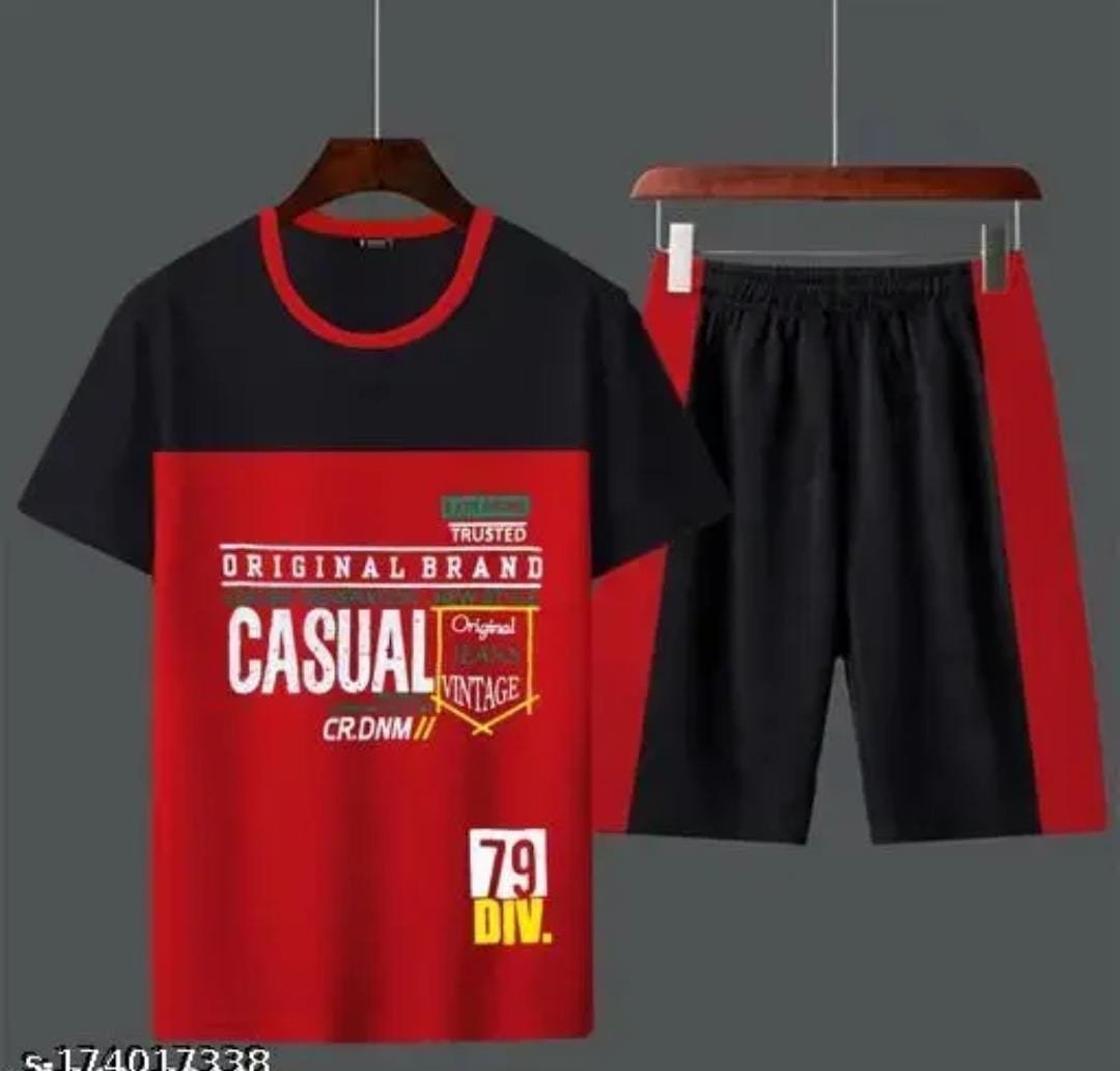 Tarsier boys cotton tshirt and 3/4 th shorts