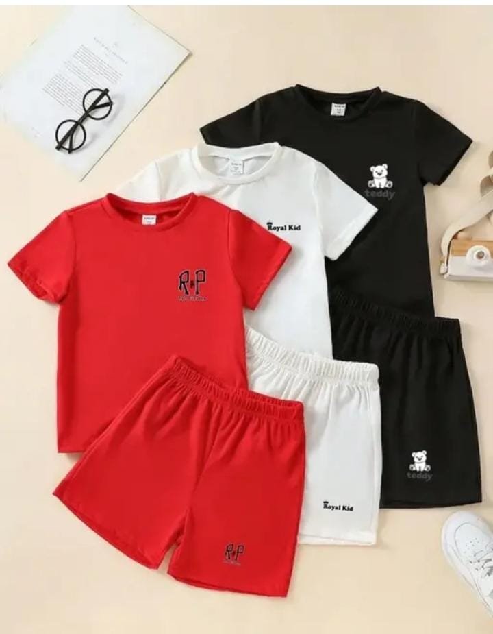 Compo tshirt and shorts for girls and boys