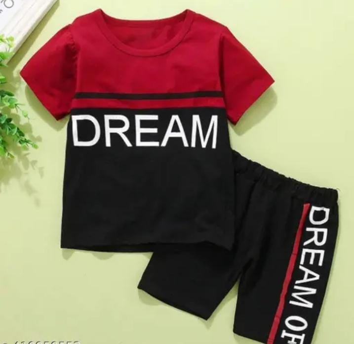 Boys Cotton Tshirt&Shorts Set (Pack of 1)