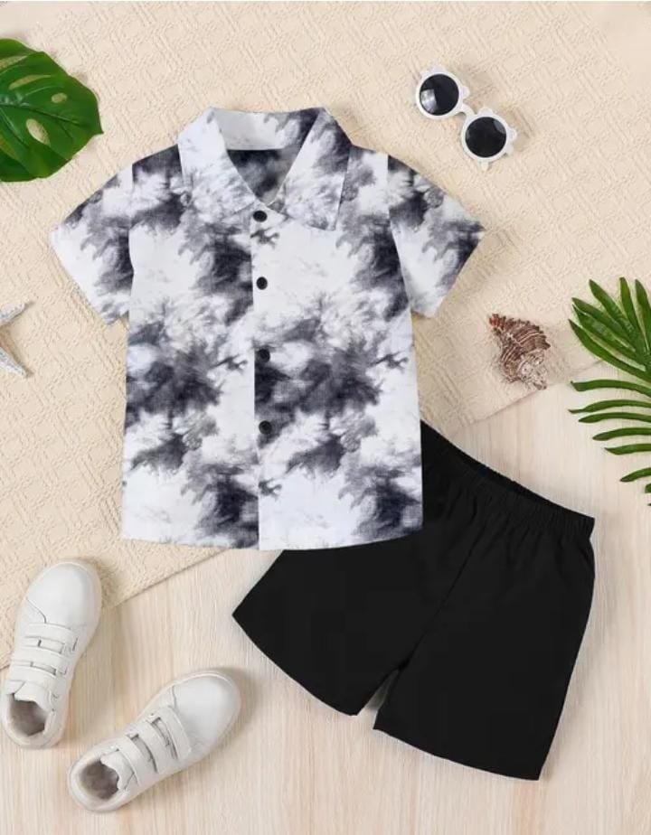 Mist n Fogg Kid's Colorblocked Round Neck Multicolor Clothing Sets