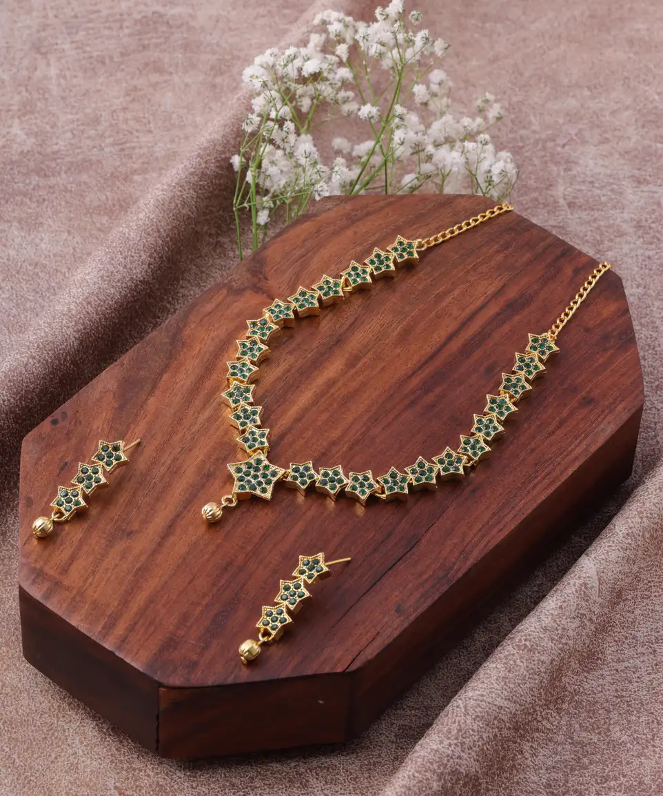 Alloy Jewel Set (Green)