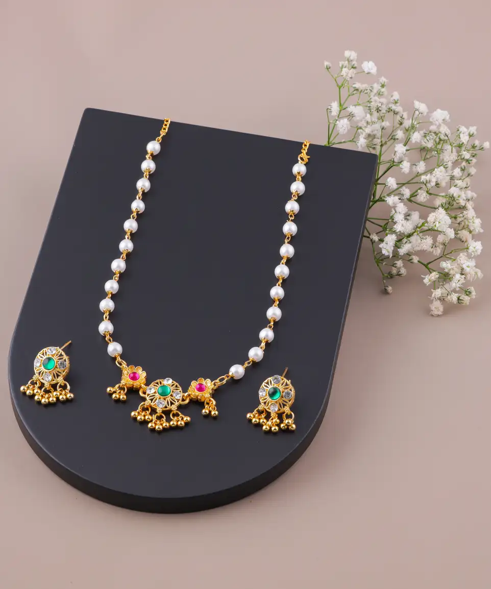 Brass Jewel Set (Gold)