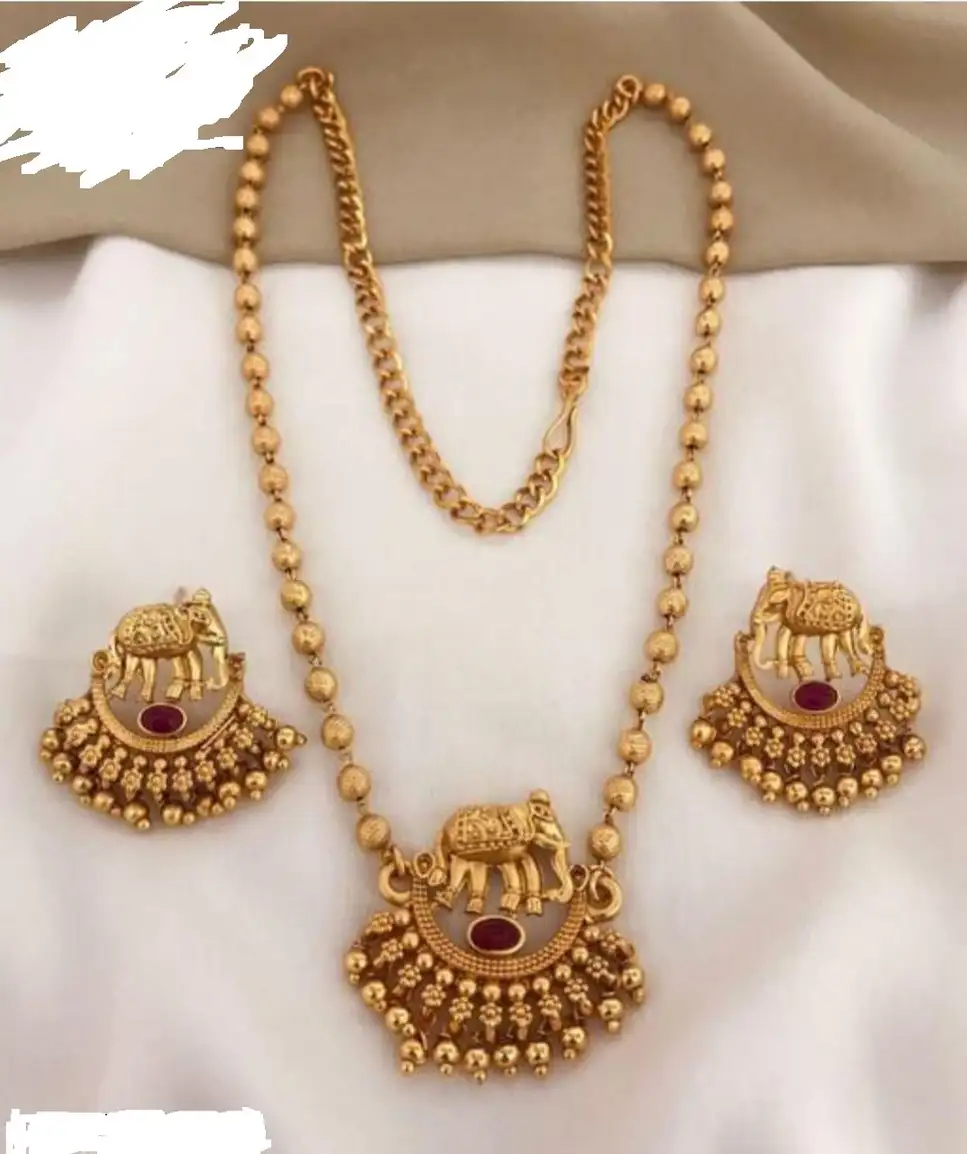 Copper Jewel Set (Multicolor)