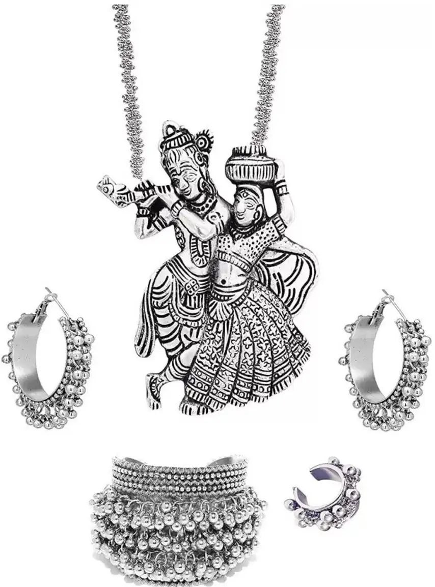 Alloy Jewel Set (Silver)