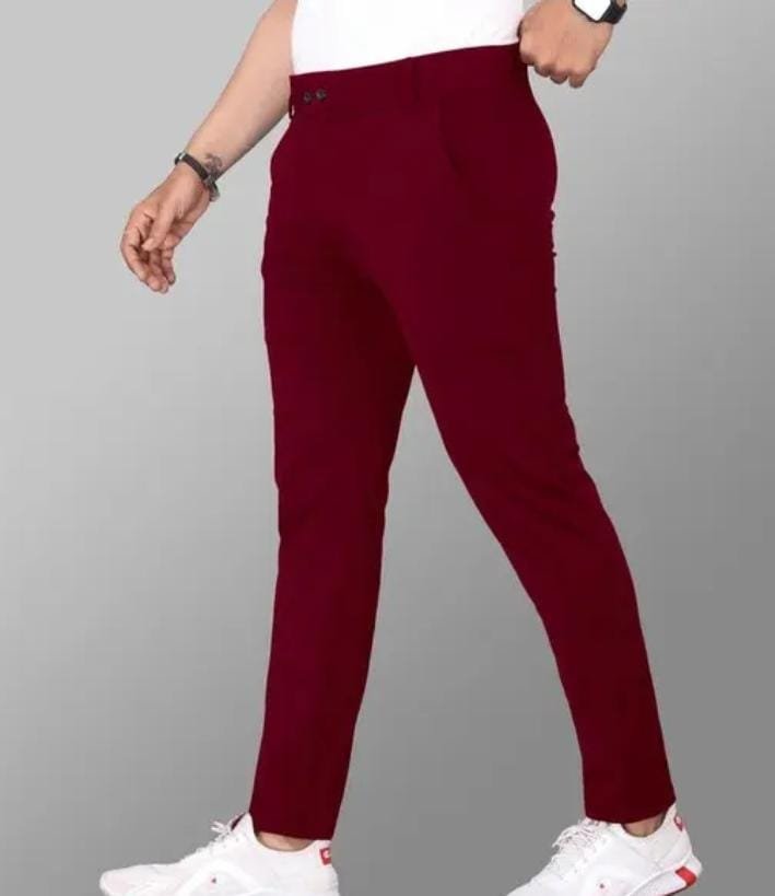 shreeji_enterprises Men's Premium Double Button Trouser: Crafted for Comfortable and Style, Ideal for Business Meetings, Formal Events, and Daily Wear