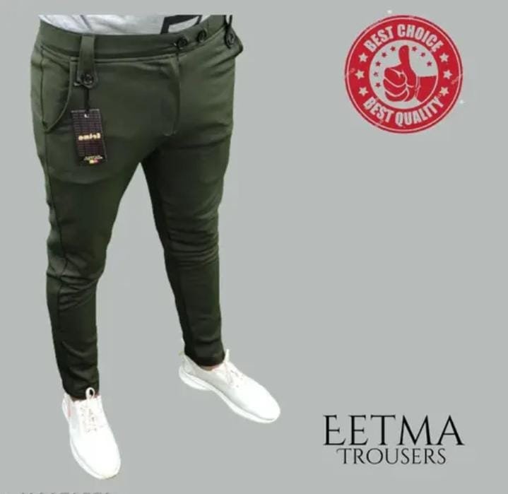 Stylish & Comfortable Trousers (Pack of 2) | Men Trousers | Fabulous Lycra Blend Trousers | Mens & Boys Trousers | Ravishing & Casual Wear Trousers
