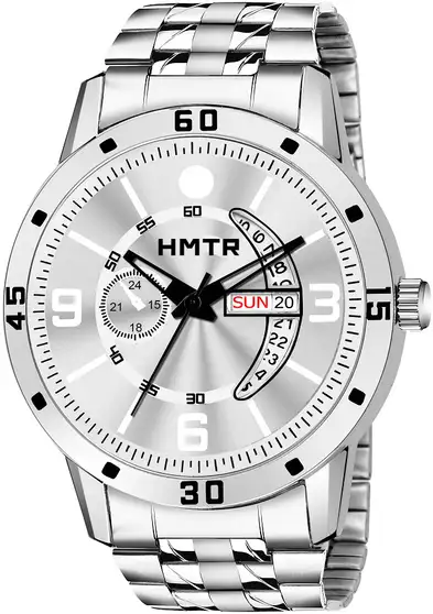 7088-SILVER DAY AND DATE WATCH FOR BOYS Analog Watch  - For Men