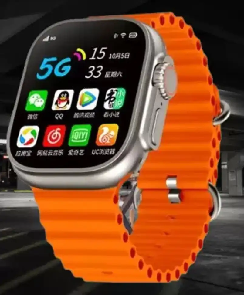 Paradise Exclusive Smartwatch New T10 Additional Features & 5G Network Supported Smartwatch (Black Strap, Free Size)