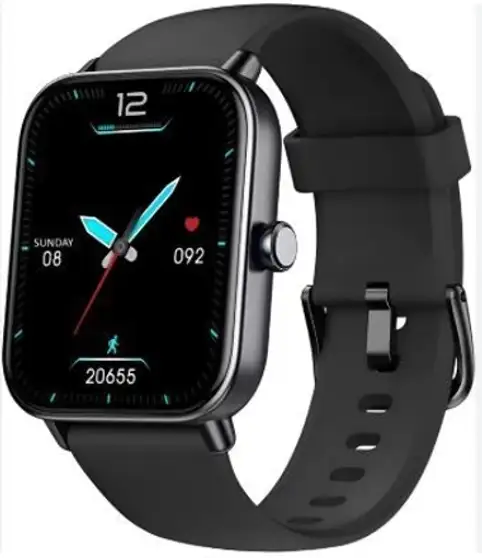 RGV H9 Black-A1 Full Screen Touch Watch Specially Made for Girl & Women Smartwatch (BLACK Strap, FREE SIZE)
