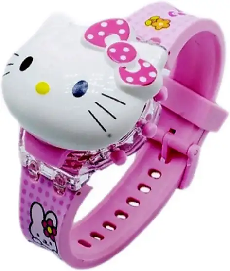 Kitty Watch For Girls Light And Music Watch