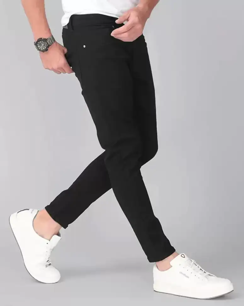 Slim Men Black Jeans