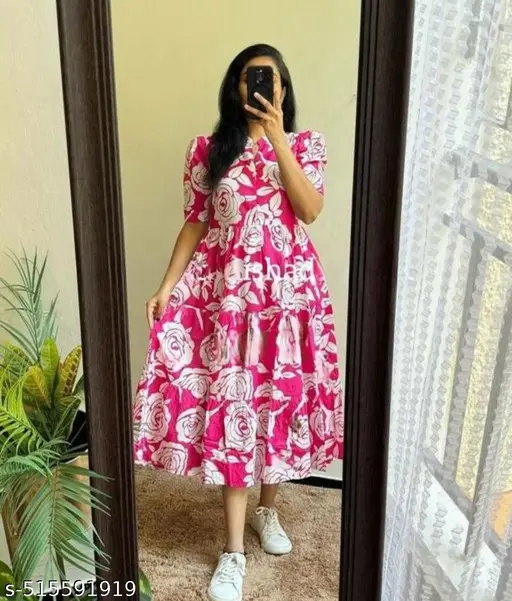 RosyWear Exquisite Pink Kurtis & Ethnic Wear