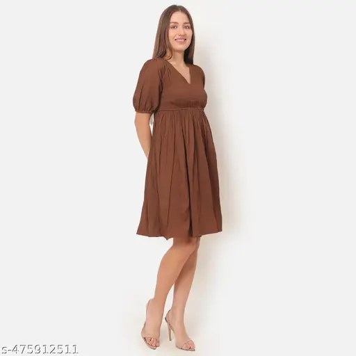 Woman Fit and Flare Dress