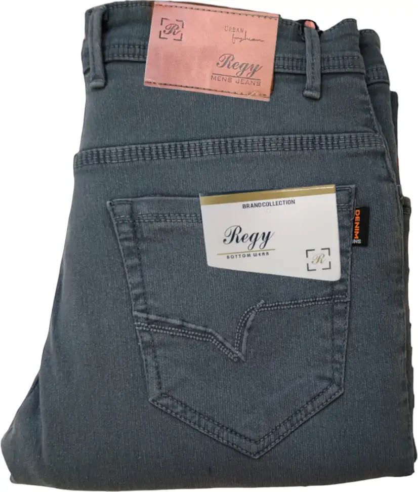 Slim Men Grey Jeans
