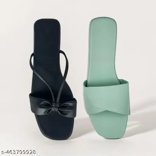 Women's Lightweight Bow Design Sandals in Trendy Color | Everyday Wear Women's Bow Sandals in Beige, Black, Sky Blue, Purple