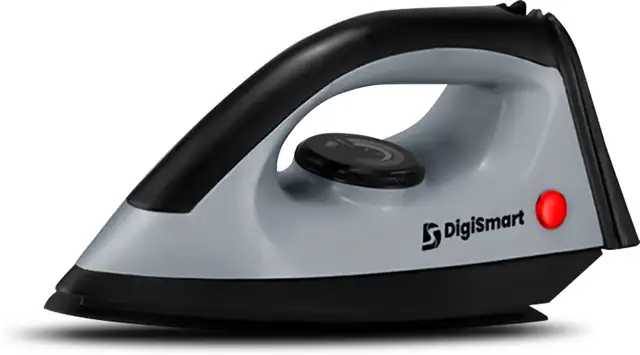 DIGISMART by DIGISMART Light Weight Non-Stick 1150 W Dry Iron (Black)
