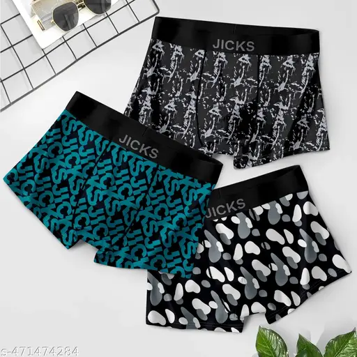 Jicks Men's Ultra-Comfort Nylon Underwear with Stretch & Anti-Bacterial Protection