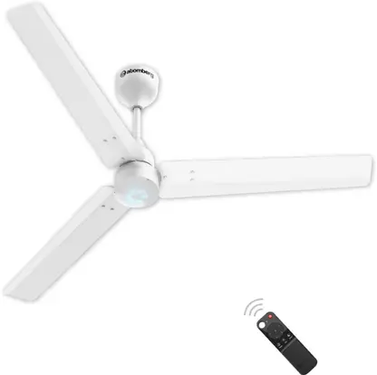 Atomberg Renesa Ceiling Fan 5 Star 1200 mm 3 Blade Ceiling Fan  (BLDC Motor with Remote | White | Pack of 1)