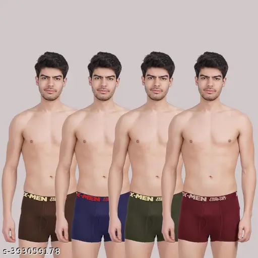 BANSAL X-MEN Combo Pack of 4 Men's Underwear