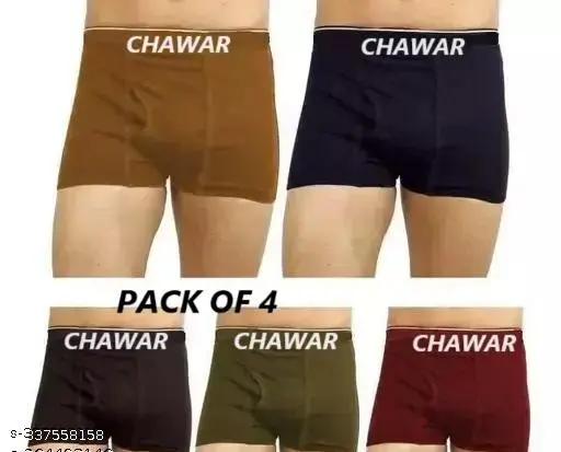 Men Cotton Brief Underwear Pack Of 4