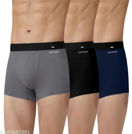 MEN ULTRA LITE TRUNKS (Pack of 3) Underwear | Trunk for Men | Underwear for Boys | Mens Underwear | Printed Underwear for Boys