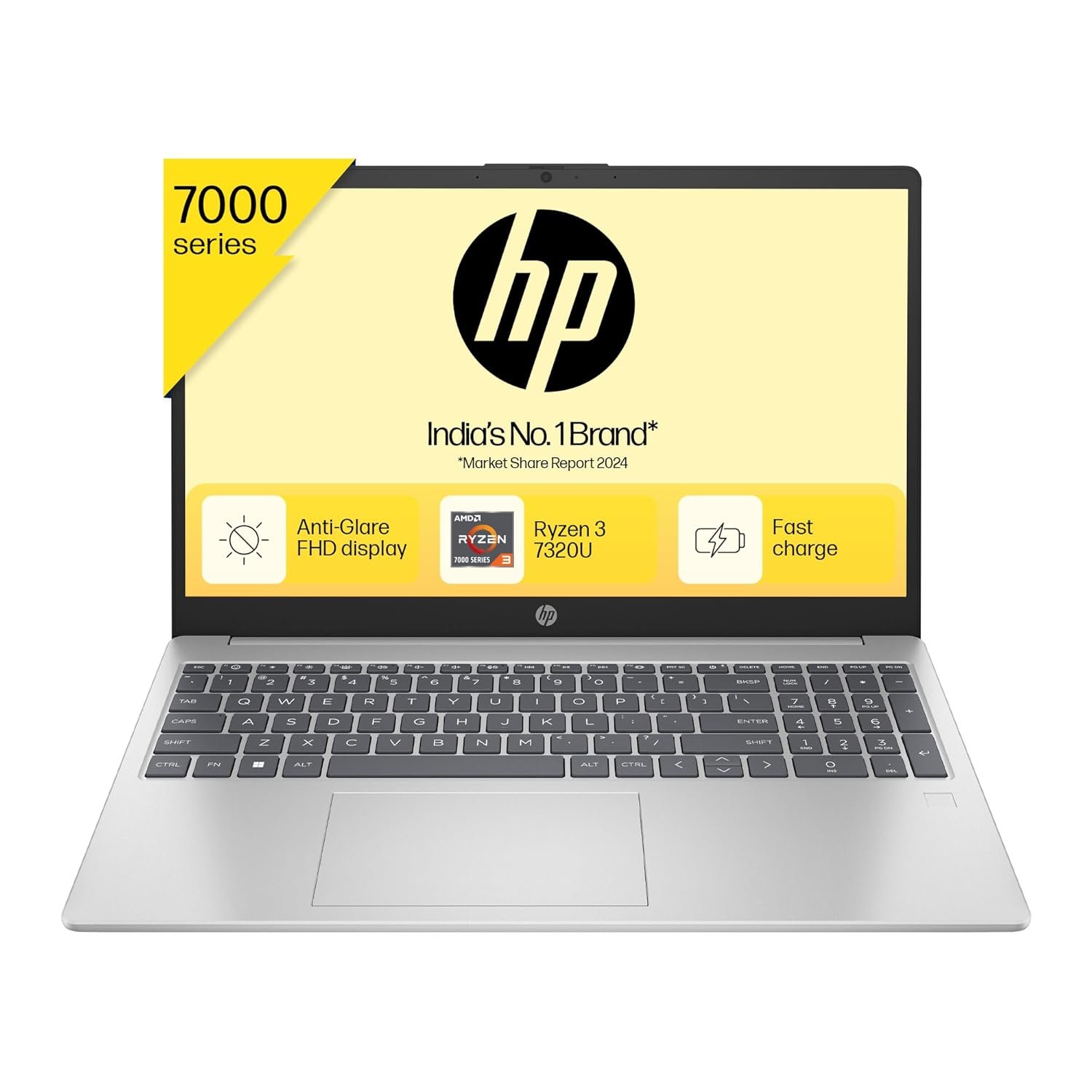 HP 15, AMD Ryzen 3 7320U Laptop