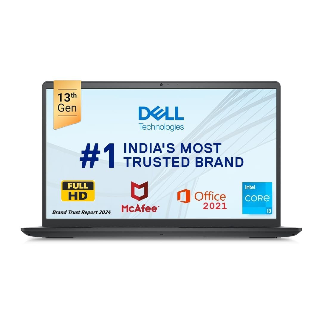 Dell Inspiron 3530 Thin & Light Laptop, 13th Gen Intel Core i3-1305U Processor, 8GB, 512GB SSD