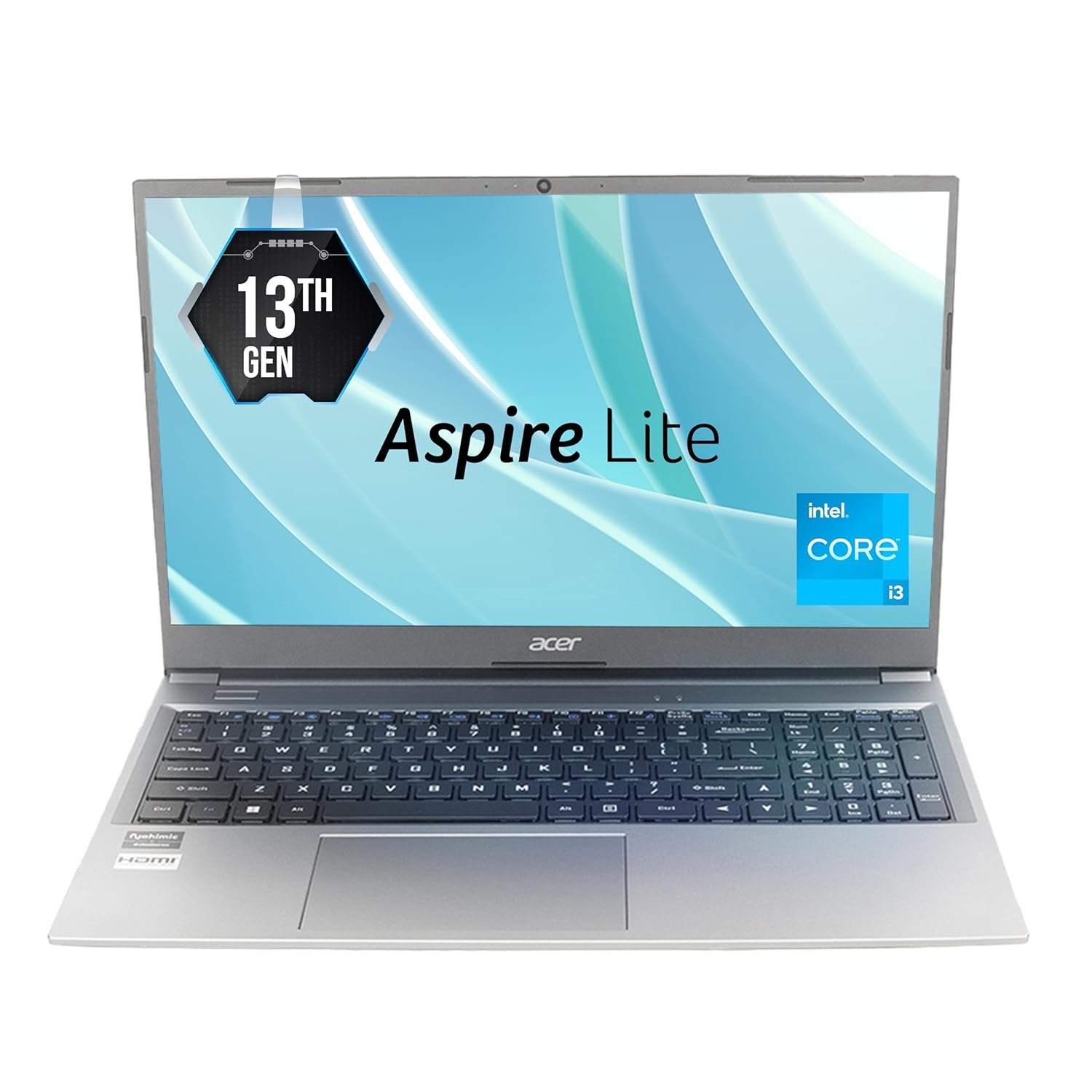 Acer Aspire Lite, 13th Gen, Intel Core i3-1305U, 8GB RAM, 512GB SSD, Full HD, 15.6"/39.62cm