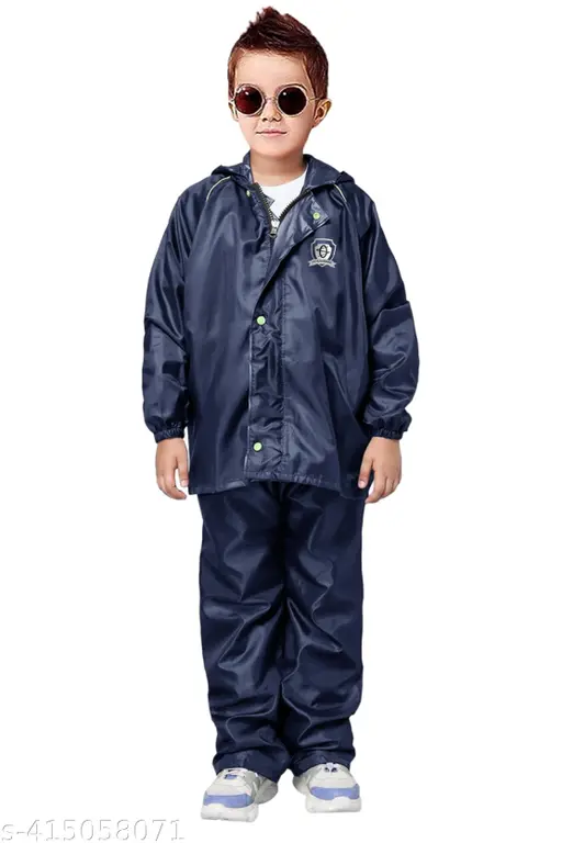 Raincoat for kids with back side bag cover in attached (raincoat for boys & girls )