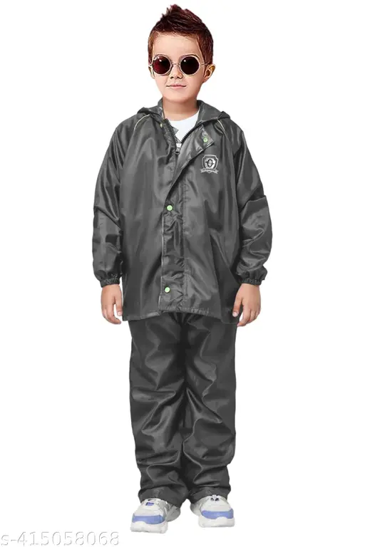 Raincoat for kids with back side bag cover in attached (raincoat for boys & girls )