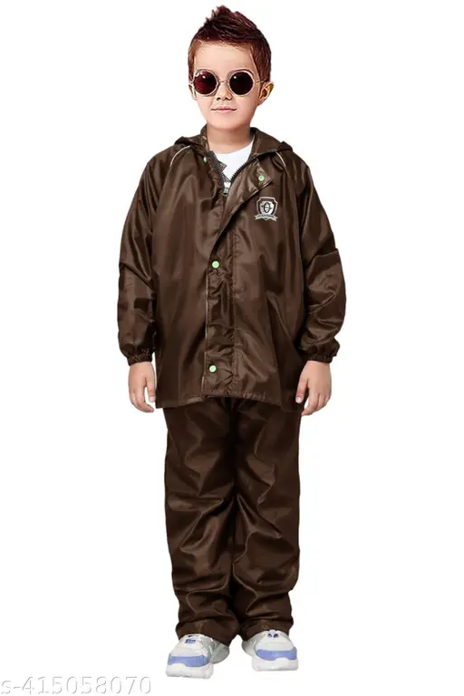 Raincoat for kids with back side bag cover in attached (raincoat for boys & girls )