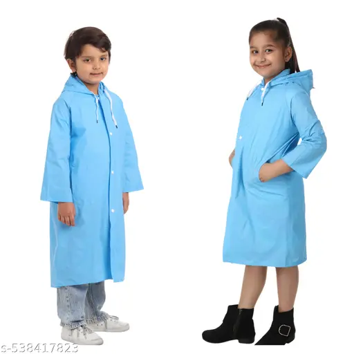 100% waterproof Unisex Rain Wear/Rain Coat for Kids (Boys &Girls).