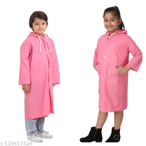 100% waterproof Unisex Rain Wear/Rain Coat for Kids (Boys &Girls).