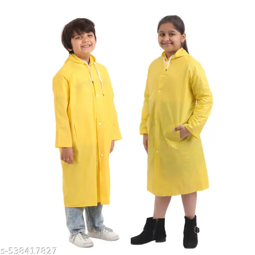 100% waterproof Unisex Rain Wear/Rain Coat for Kids (Boys &Girls).
