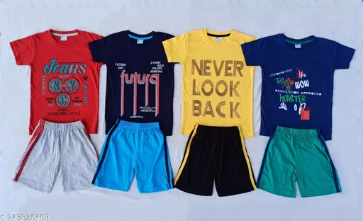 Boys T-shirt with Shorts Set dress