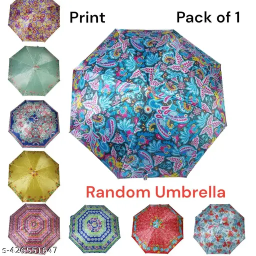 Design printed 2 fold umbrella for All Age Groups – Kids/Boys/Girls/Adults.