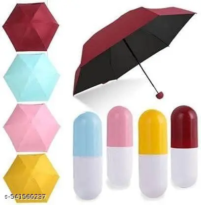 Nayak Portable Mini Capsule Umbrella for Women Pocket Umbrella for Men Capsule Umbrella for Kids Bottle Umbrella for Sun Protection Sun Umbrella for Women Big Umbrella for Rain (Pack Of 1 Pc