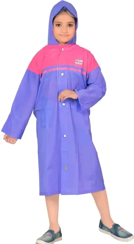 Colorblock Boys & Girls Raincoat