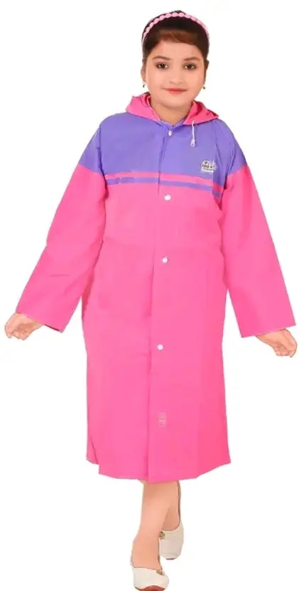Colorblock Boys & Girls Raincoat
