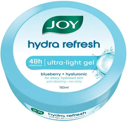 Joy Hydra Refresh Ultra-Light Gel, Oil Free Moisturiser for Face & Body  